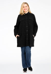 Blouse-jacket lurex RIB - black - #2