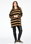 Pullover turtle neck STRIPE - black - #2
