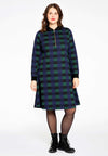 Dress zipper TARTAN - green - #2