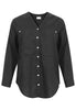 Blouse oversized LINEN - black  - #4