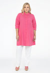 Blouse pockets LINEN - pink