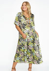 Long dress V-neck LISA - multi