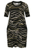 Dress short sleeve SERENGETI - black  - #4