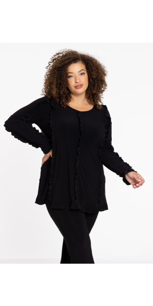 Yoek | Tunic flare ruffled DOLCE