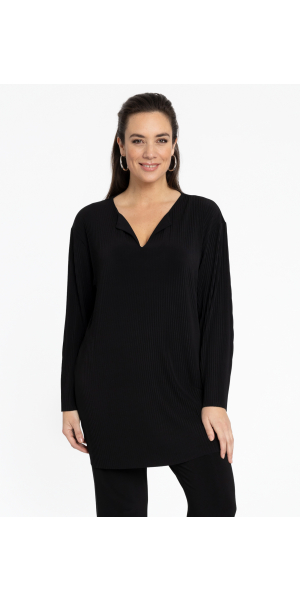 Yoek | Tunic straight PLISSE