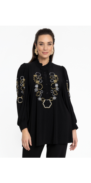 Yoek | Tunic embroidered DOLCE